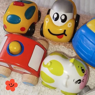 Smoby Goki Lot 9 petits véhicules 1er âge 